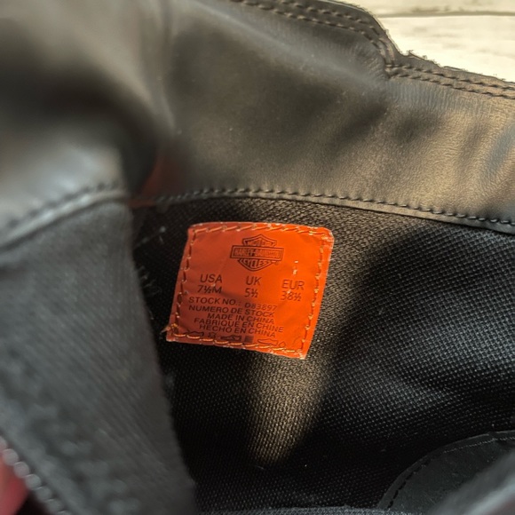 Harley Davidson Kelso Moto Boots Ripple Sole - Used - Picture 6 of 9
